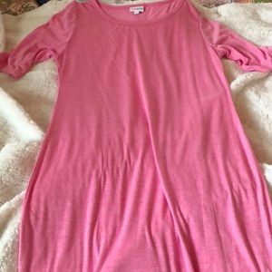 Lularoe solid pink Julia
